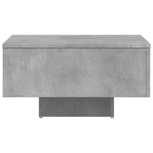 Mesa de Centro, Mesa baixa, 60x60x31,5 cm derivados de madeira cinza cimento