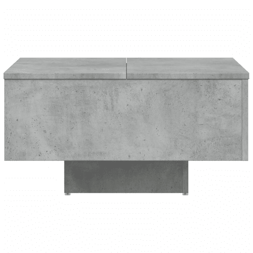 Mesa de Centro, Mesa baixa, 60x60x31,5 cm derivados de madeira cinza cimento