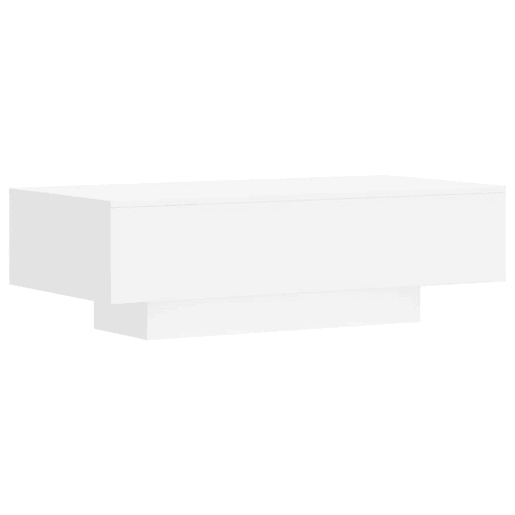 Mesa de Centro, Mesa baixa, 100x49,5x31 cm derivados de madeira branco