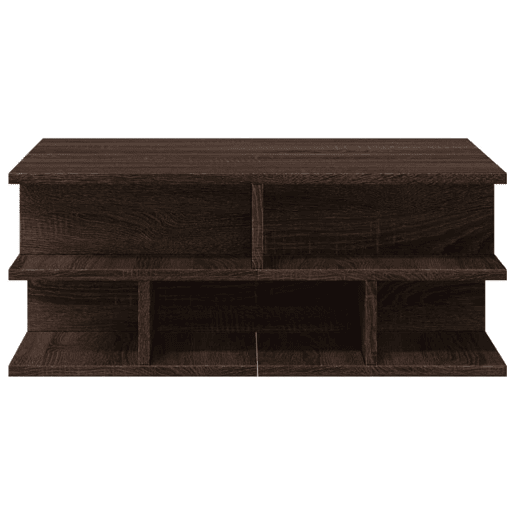 Mesa de Centro, Mesa baixa, 70x70x29 cm derivados madeira carvalho castanho