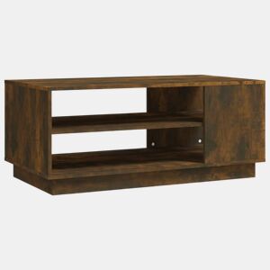 Mesa de Centro, Mesa baixa, 102x55x43 cm derivados madeira carvalho fumado