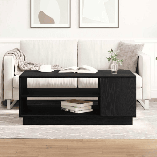 Mesa de Centro, Mesa baixa, Carvalho Preto 102 x 55 x 43 cm