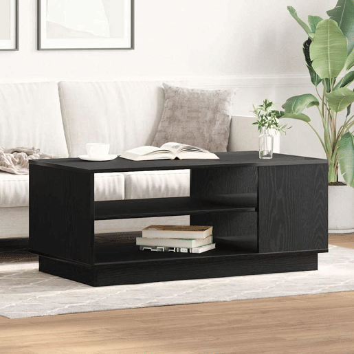 Mesa de Centro, Mesa baixa, Carvalho Preto 102 x 55 x 43 cm