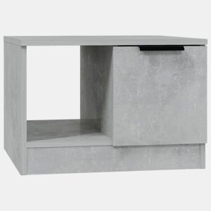 Mesa de Centro, Mesa baixa, 50x50x36 madeira processada cinza cimento