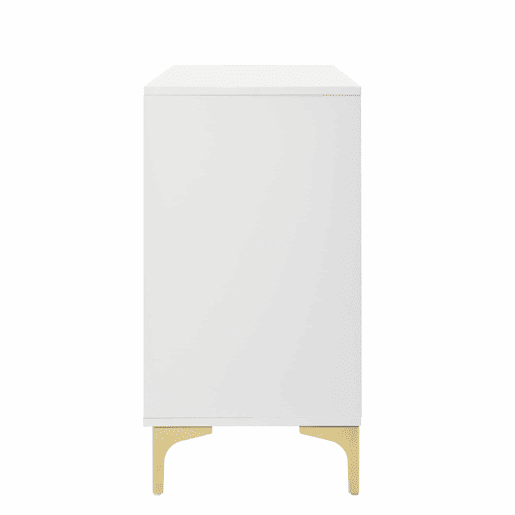 Cômoda 120x40x76 cm - Cômoda com 6 gavetas - Branca