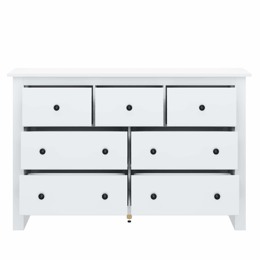 Aparador com 7 gavetas - Aglomerado de partÃculas - Branco Aparador com 7 gavetas - Aglomerado de partÃculas - Branco