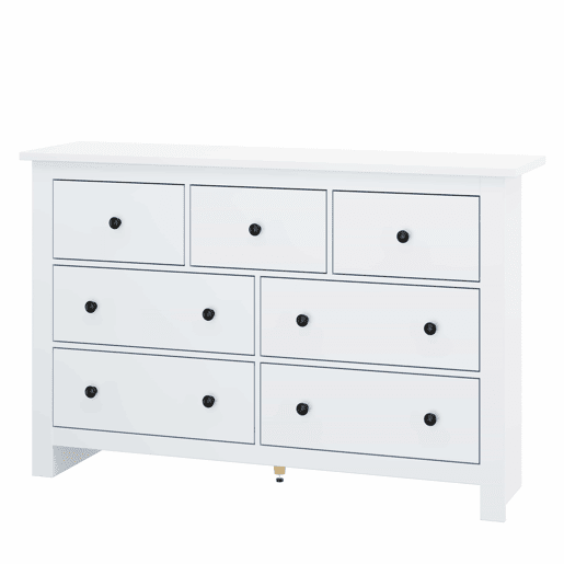 Aparador com 7 gavetas - Aglomerado de partÃculas - Branco Aparador com 7 gavetas - Aglomerado de partÃculas - Branco