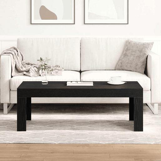 Mesa de Centro, Mesa baixa, Carvalho Preto 102 x 50 x 35 cm