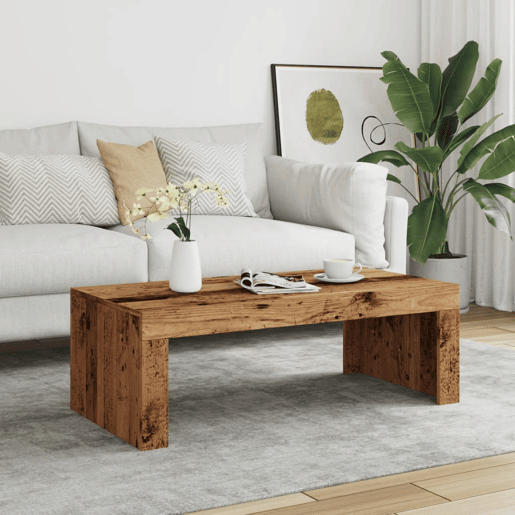 Mesa de Centro, Mesa baixa, 102x50x35 cm derivados de madeira madeira velha