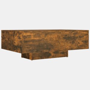 Mesa de Centro, Mesa baixa, 85x55x31 cm derivados de madeira carvalho fumado