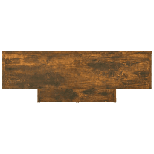 Mesa de Centro, Mesa baixa, 85x55x31 cm derivados de madeira carvalho fumado
