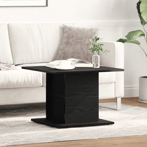 Mesa de Centro, Mesa baixa, Carvalho Preto 55,5 x 55,5 x 40 cm