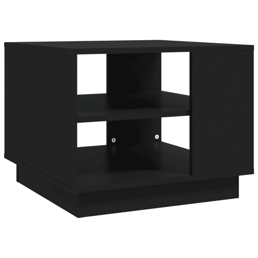 Mesa de Centro, Mesa baixa, 55x55x43 cm aglomerado preto
