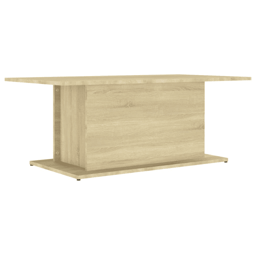 Mesa de Centro, Mesa baixa, 102x55,5x40 cm derivados madeira carvalho sonoma