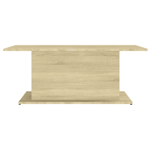 Mesa de Centro, Mesa baixa, 102x55,5x40 cm derivados madeira carvalho sonoma