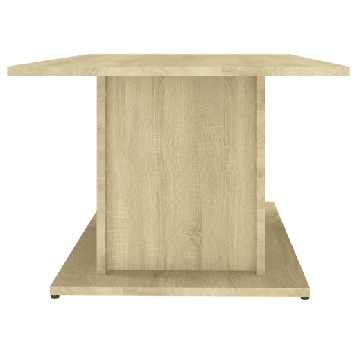 Mesa de Centro, Mesa baixa, 102x55,5x40 cm derivados madeira carvalho sonoma