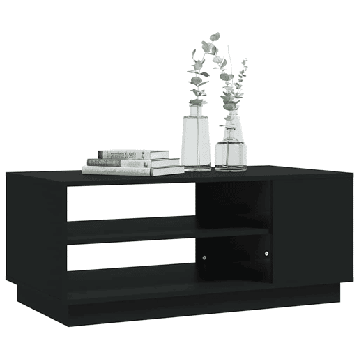 Mesa de Centro, Mesa baixa, 102x55x43 cm aglomerado preto