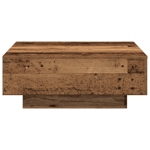 Mesa de Centro, Mesa baixa, Madeira Antiga 80 x 80 x 31 cm