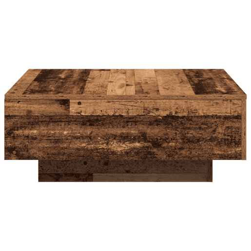 Mesa de Centro, Mesa baixa, Madeira Antiga 80 x 80 x 31 cm
