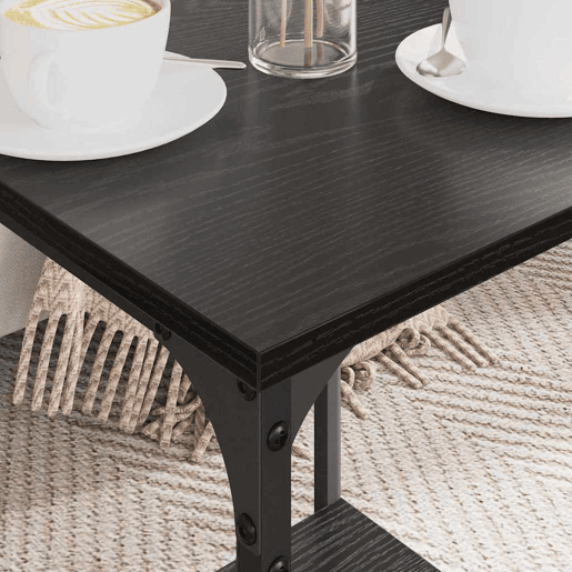 Mesa de Centro, Mesa baixa, Carvalho Preto 40 x 40 x 55 cm