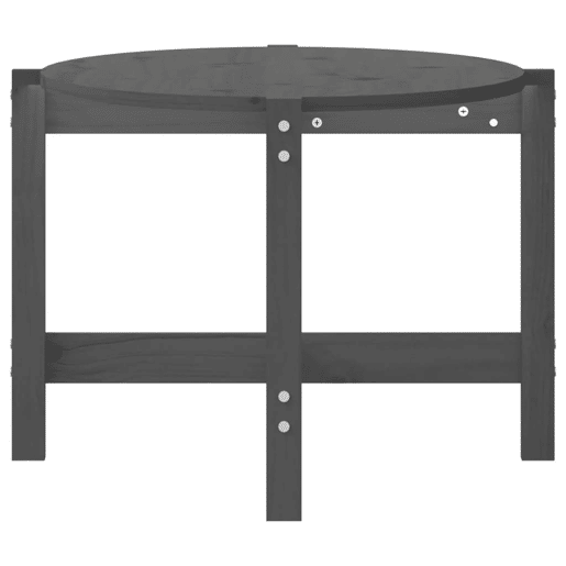 Mesa de Centro, Mesa baixa, 118x63x45 cm madeira de pinho maciça cinza