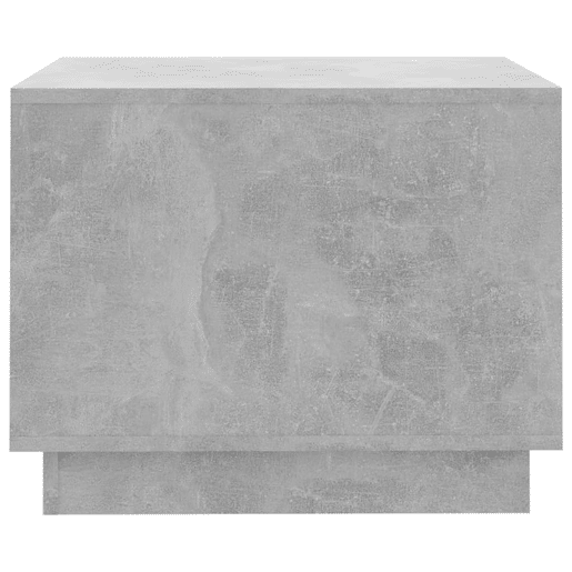Mesa de Centro, Mesa baixa, 55x55x43 cm derivados de madeira cinza cimento