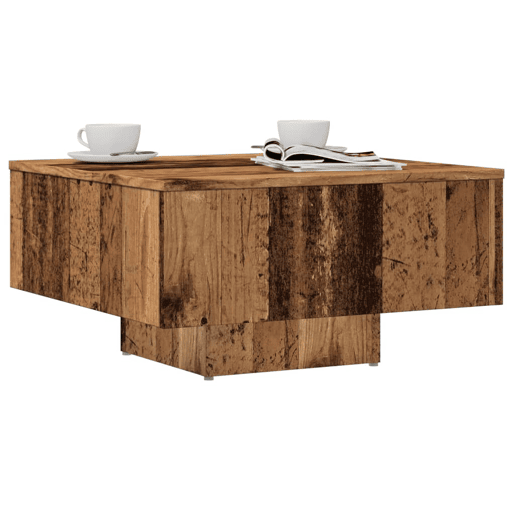 Mesa de Centro, Mesa baixa, 60x60x31,5 cm derivados de madeira madeira velha