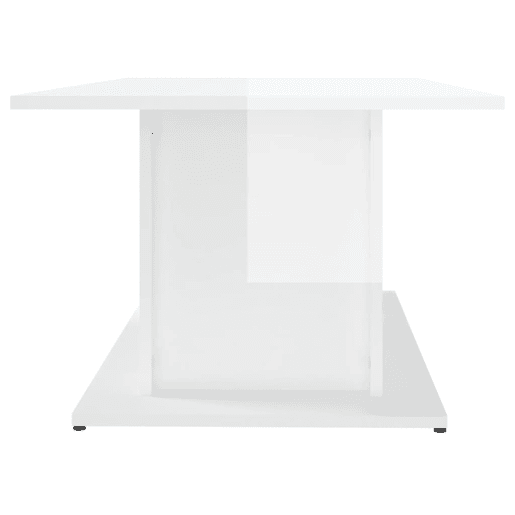 Mesa de Centro, Mesa baixa, derivados de madeira branco brilhante