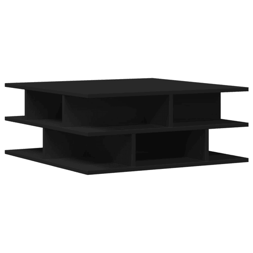 Mesa de Centro, Mesa baixa, 70x70x29 cm madeira processada preto
