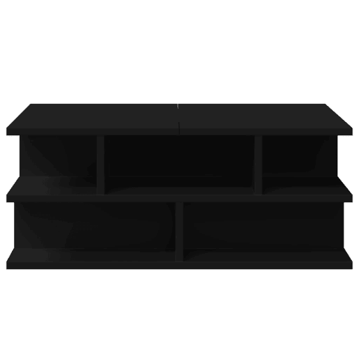 Mesa de Centro, Mesa baixa, 70x70x29 cm madeira processada preto