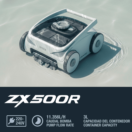 INTEX Robô de limpeza automático ZX500R para piscinas desmontáveis