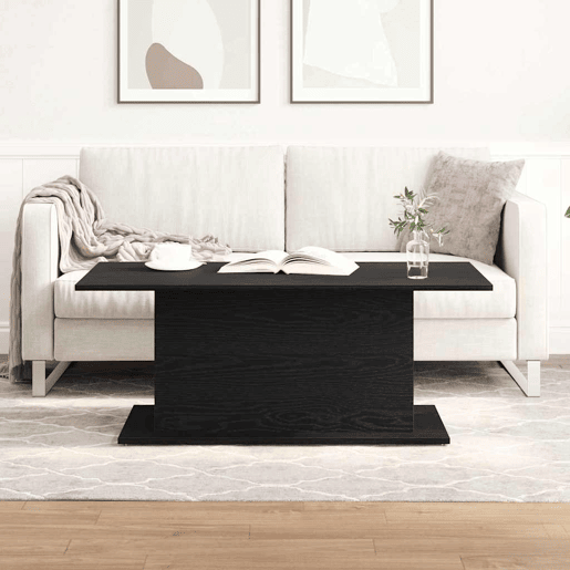 Mesa de Centro, Mesa baixa, Carvalho Preto 102 x 55,5 x 40 cm