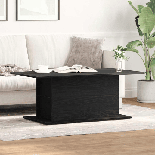 Mesa de Centro, Mesa baixa, Carvalho Preto 102 x 55,5 x 40 cm