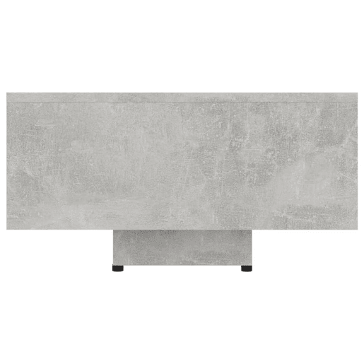 Mesa de Centro, Mesa baixa, 85x55x31 cm contraplacado cinzento cimento