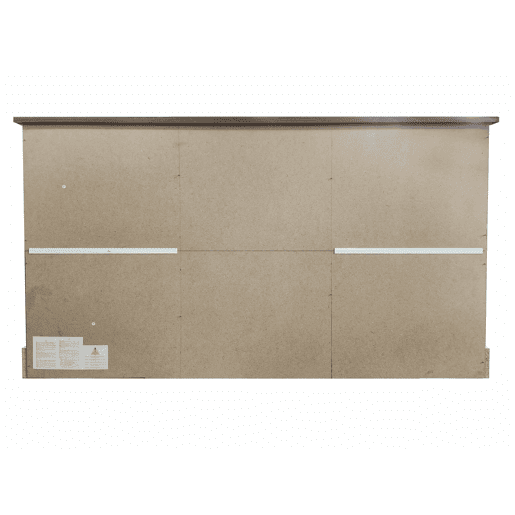 Aparador clássico - com 2 portas 2 gavetas 4 compartimentos - Branco