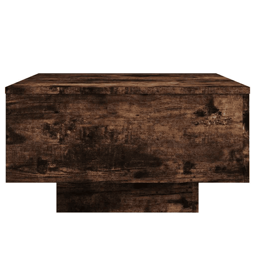 Mesa de Centro, Mesa baixa, 55x55x31 cm derivados de madeira carvalho fumado