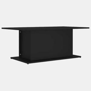 Mesa de Centro, Mesa baixa, 102x55,5x40 cm derivados de madeira preto