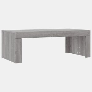 Mesa de Centro, Mesa baixa, 102x50x36cm derivados de madeira cinzento sonoma