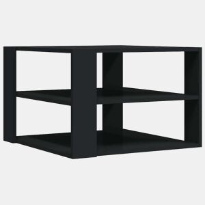 Mesa de Centro, Mesa baixa, 58x58x40 cm derivados de madeira preto