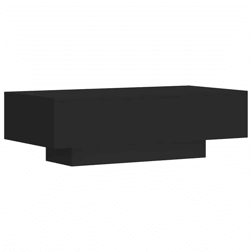 Mesa de Centro, Mesa baixa, 100x49,5x31 cm derivados de madeira preto