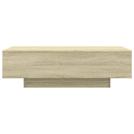 Mesa de Centro, Mesa baixa, 100x49,5x31 cm derivados madeira carvalho sonoma