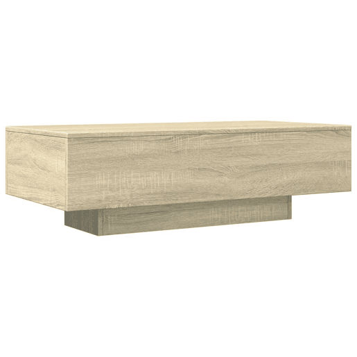 Mesa de Centro, Mesa baixa, 100x49,5x31 cm derivados madeira carvalho sonoma