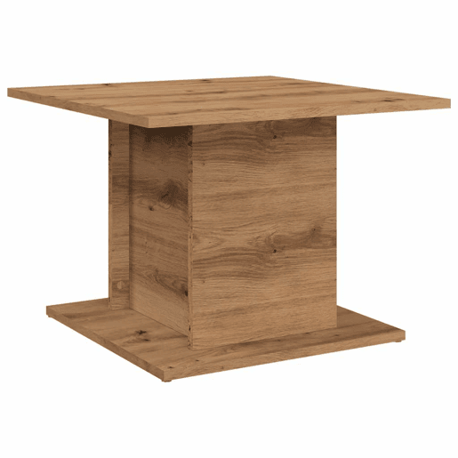 Mesa de Centro, Mesa baixa, 55,5x55,5x40cm derivados madeira carvalho artisiano