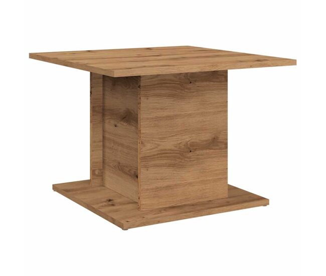 Mesa de café - mesa de centro madera ingeniería roble artisan 55,5x55,5x40 cm