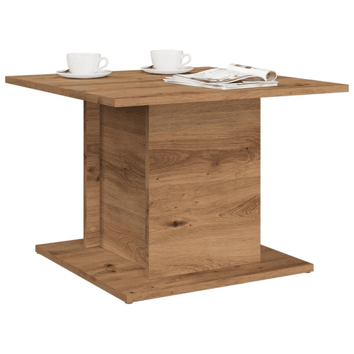 Mesa de Centro, Mesa baixa, 55,5x55,5x40cm derivados madeira carvalho artisiano