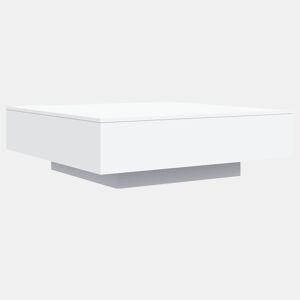 Mesa de Centro, Mesa baixa, 100x100x31 cm derivados de madeira branco