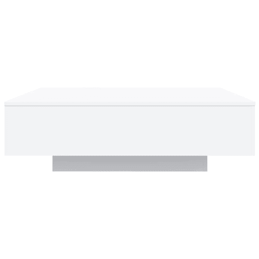 Mesa de Centro, Mesa baixa, 100x100x31 cm derivados de madeira branco