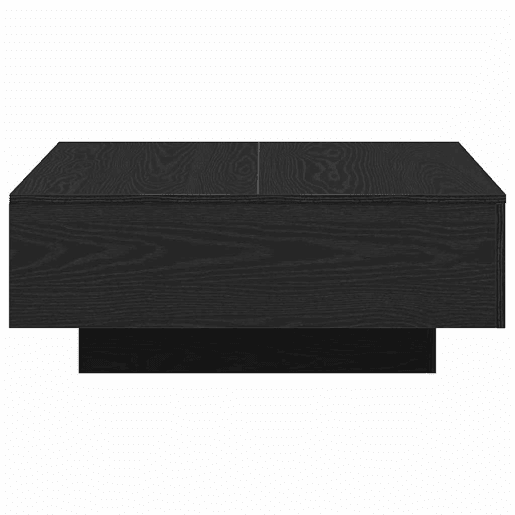 Mesa de Centro, Mesa baixa, Carvalho Preto 80 x 80 x 31 cm