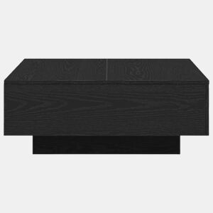 Mesa de Centro, Mesa baixa, Carvalho Preto 80 x 80 x 31 cm