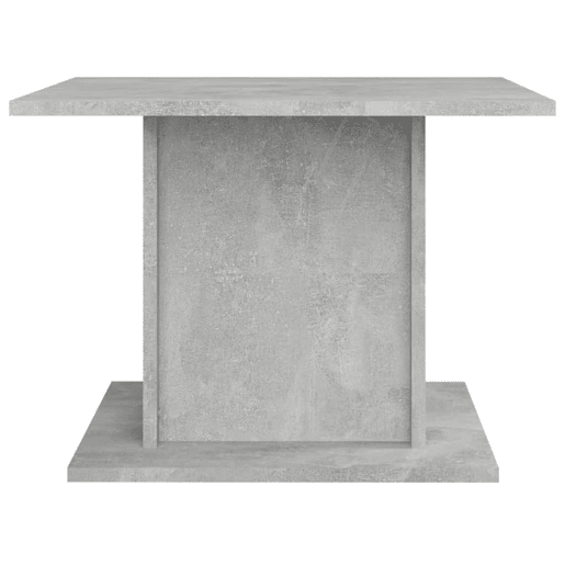 Mesa de Centro, Mesa baixa, 55,5x55,5x40 cm derivados madeira cinza-cimento